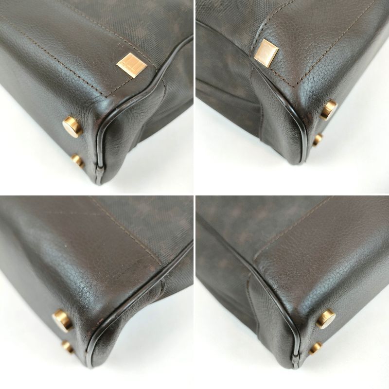 美品 ダンヒル dunhill ビジネスバッグ レザー PVC ブリーフ 美品 ダンヒル dunhill ビジネスバッグ レザー PVC ブリーフ
