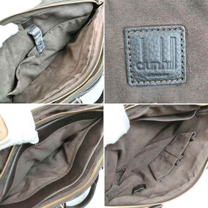 美品 ダンヒル dunhill ビジネスバッグ レザー PVC ブリーフ 美品 ダンヒル dunhill ビジネスバッグ レザー PVC ブリーフ