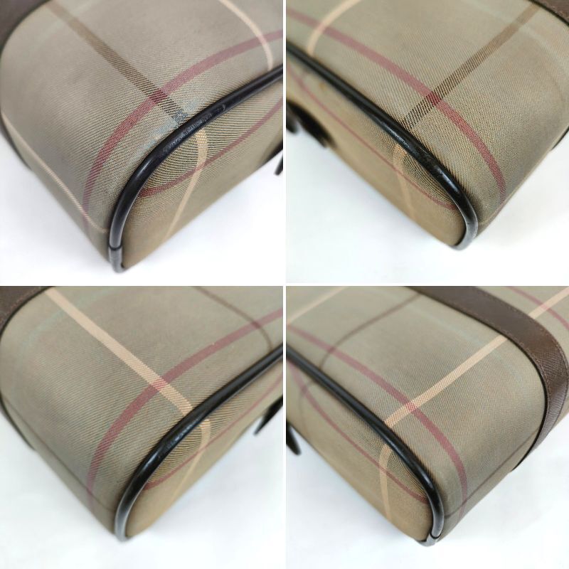 良品 Burberrys バーバリーズ ミニボストンバッグ ノバチェック 良品 Burberrys バーバリーズ ミニボストンバッグ ノバチェック