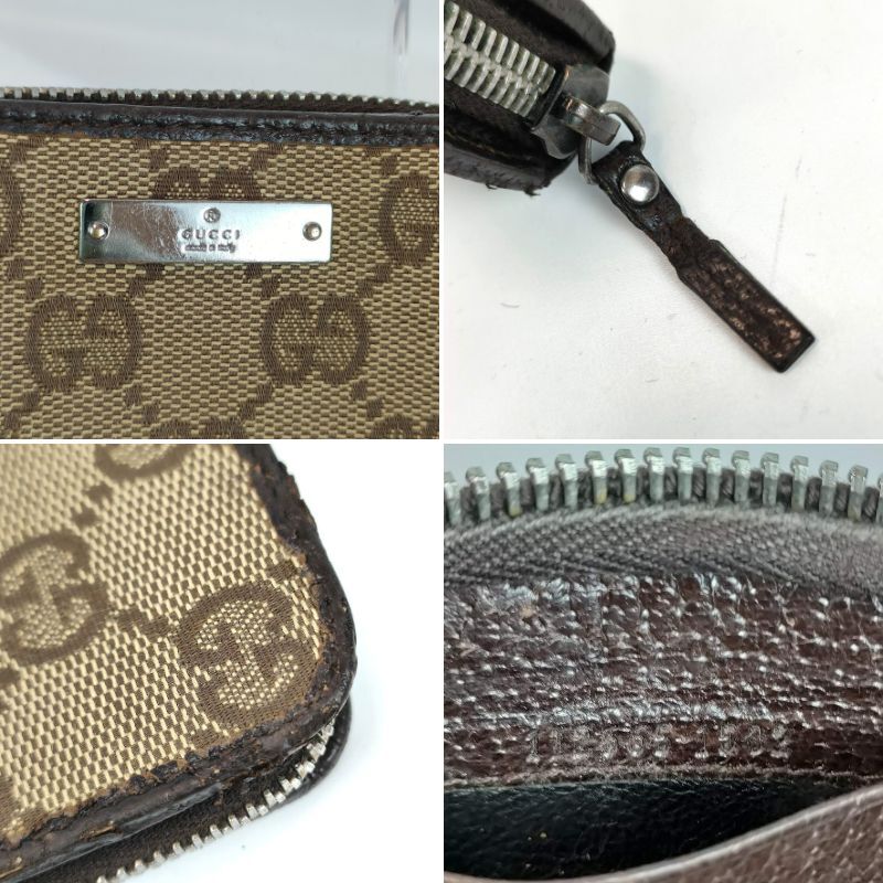 GUCCI グッチ GGキャンバス ラウンドファスナー コインケース GUCCI グッチ GGキャンバス ラウンドファスナー コインケース