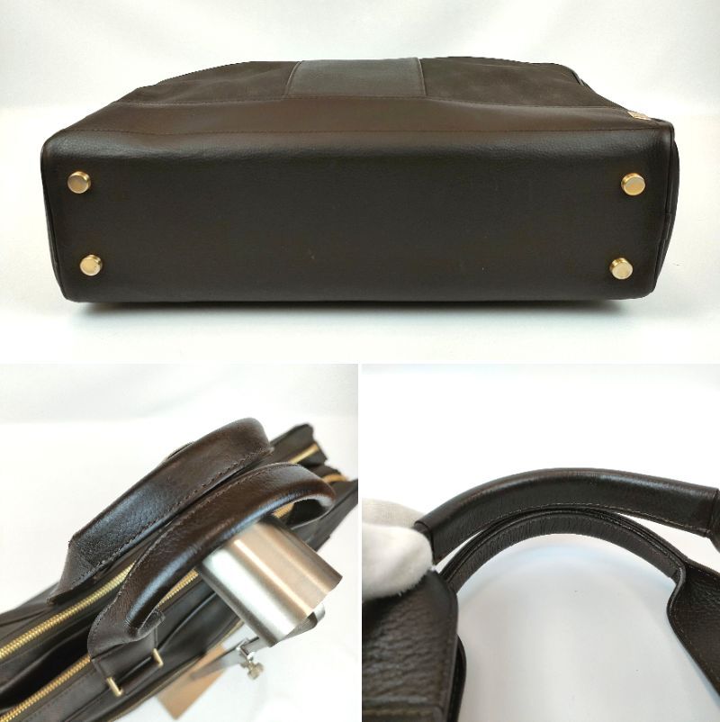 美品 ダンヒル dunhill ビジネスバッグ レザー PVC ブリーフ 美品 ダンヒル dunhill ビジネスバッグ レザー PVC ブリーフ