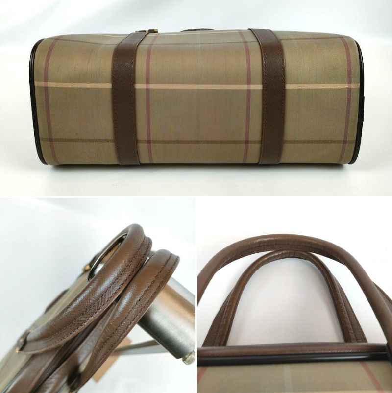 良品 Burberrys バーバリーズ ミニボストンバッグ ノバチェック 良品 Burberrys バーバリーズ ミニボストンバッグ ノバチェック
