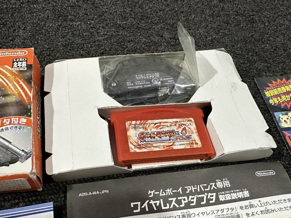 44☆〇 GBA Nintendo Pokemon Fire Red GAMEBOY / 任天堂 44☆〇 GBA Nintendo Pokemon Fire Red GAMEBOY / 任天堂