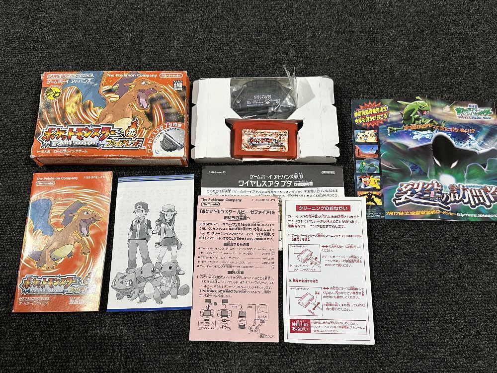 44☆〇 GBA Nintendo Pokemon Fire Red GAMEBOY / 任天堂 44☆〇 GBA Nintendo Pokemon Fire Red GAMEBOY / 任天堂