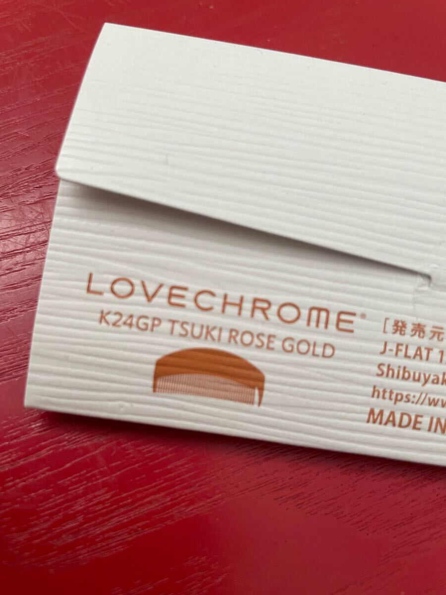 未開封LOVECHROME ラブクロム K24GP TSUKI ROSE GOLD ツキROSE 未開封LOVECHROME ラブクロム K24GP TSUKI ROSE GOLD ツキROSE