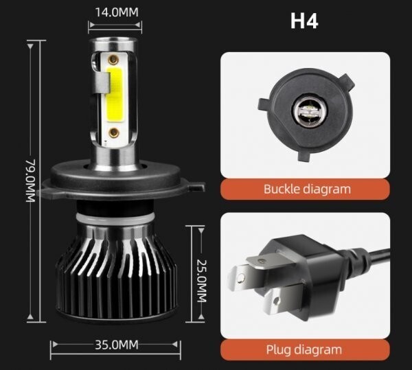 DA63T DA16T キャリートラック 超爆光! H4 LED ヘッドライト ルームランプ バックランプ ナンバー燈 8個(gè)セット！ スズキ /h4/45/10/6