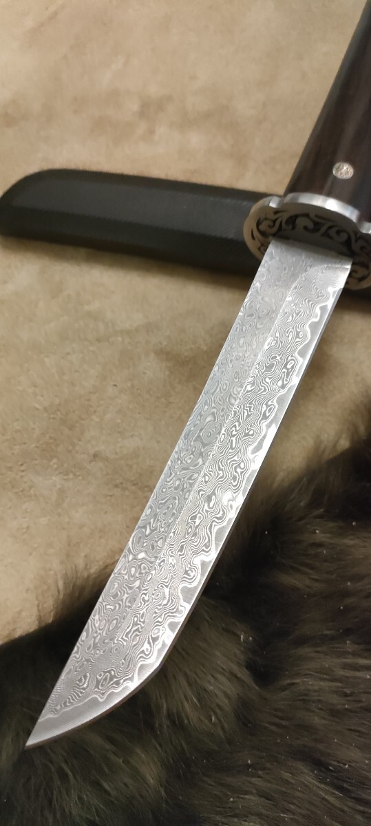 乱れ文様☆訳あり☆現品一点物☆和風☆日本刀型 日本風ナイフ 乱れ文様☆訳あり☆現品一点物☆和風☆日本刀型 日本風ナイフ