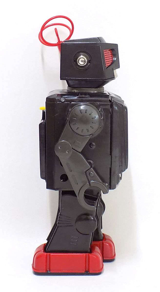 2S821□□ 堀川玩具 ブリキ 大怪獣 テレビロボット 当時物 箱有 2S821□□ 堀川玩具 ブリキ 大怪獣 テレビロボット 当時物 箱有