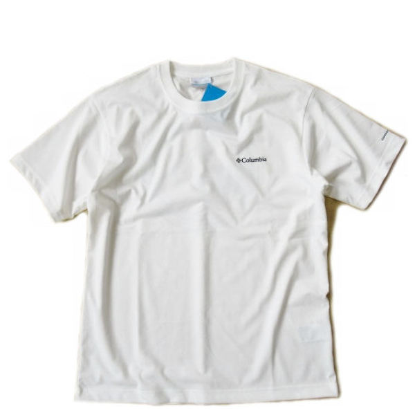コロンビア★Columbia【アーバンハイクグラフィックショートスリーブTシャツ】吸濕速干ドライＴシャツ PM0616 127/ホワイト系 XLサイズ