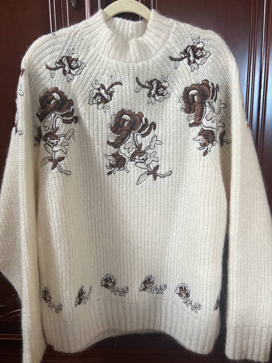 sacai 22aw モヘアセーター フラワーパターン 花柄刺繍|Yahoo sacai 22aw モヘアセーター フラワーパターン 花柄刺繍|Yahoo
