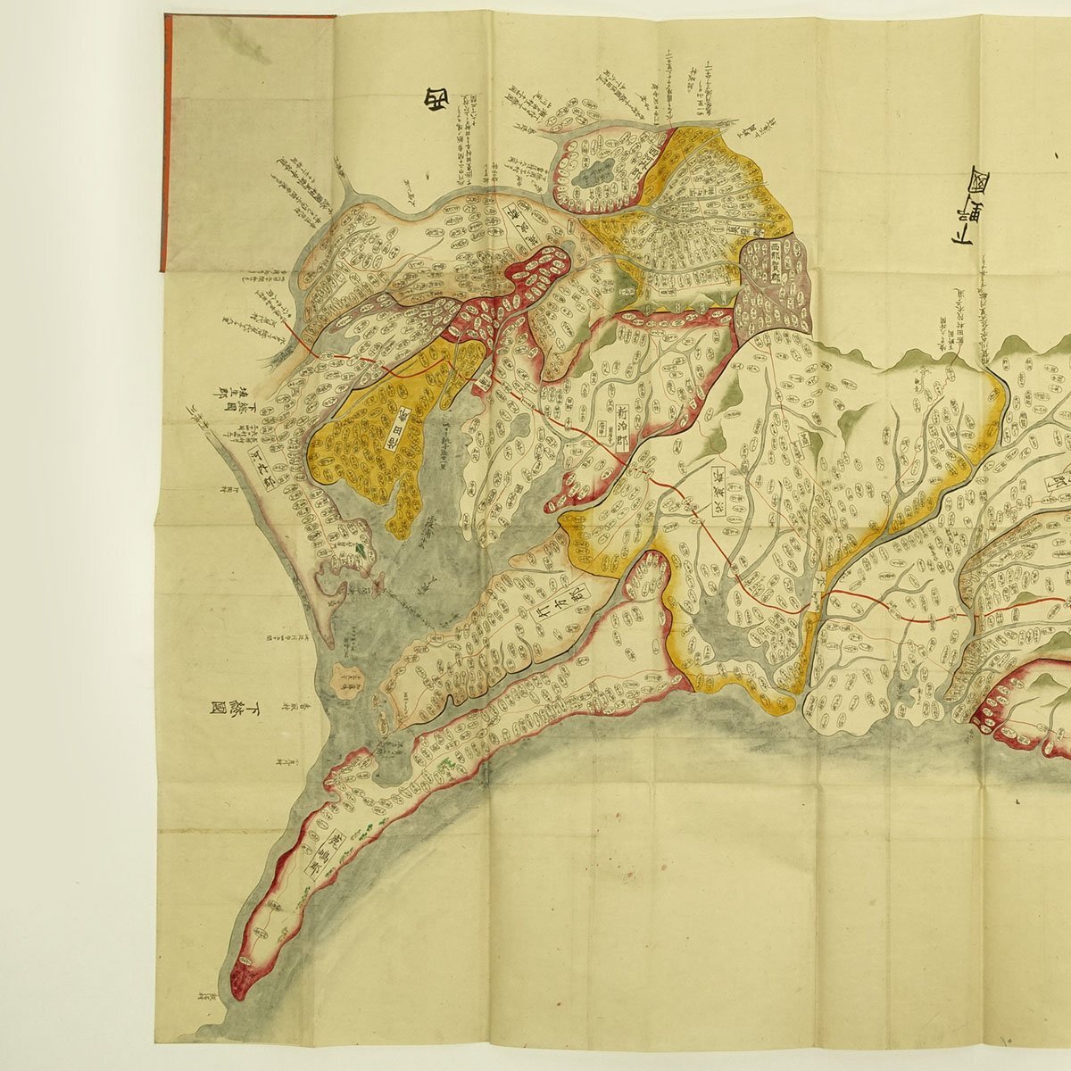 古写図】喜聞◇『常陸国輿地全図』 1舗 古筆 古文書 古書 日本画 古写図】喜聞◇『常陸国輿地全図』 1舗 古筆 古文書 古書 日本画
