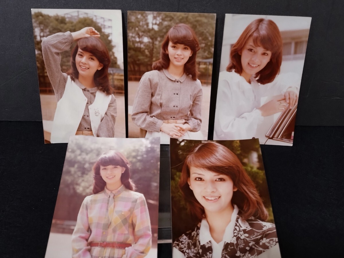 岡田奈々 生写真 岡田奈々】昭和アイドル 岡田奈々 生写真 5枚 約13.8×8.8cm