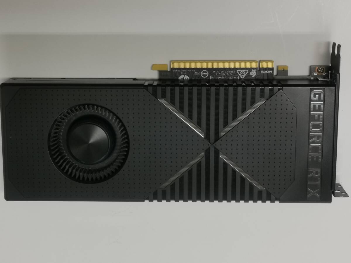 Nvidia Geforce RTX 2080 SUPER 8GB 中古動作品 ブロアファン外 Nvidia Geforce RTX 2080 SUPER 8GB 中古動作品 ブロアファン外