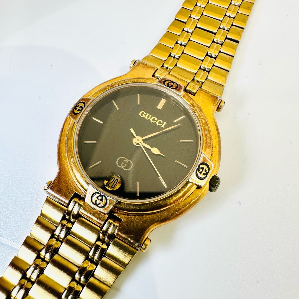グッチ GUCCI 時計 QZ 稼動品 黒文字盤 9200M|Yahoo!フリマ(旧 グッチ GUCCI 時計 QZ 稼動品 黒文字盤 9200M|Yahoo!フリマ(旧