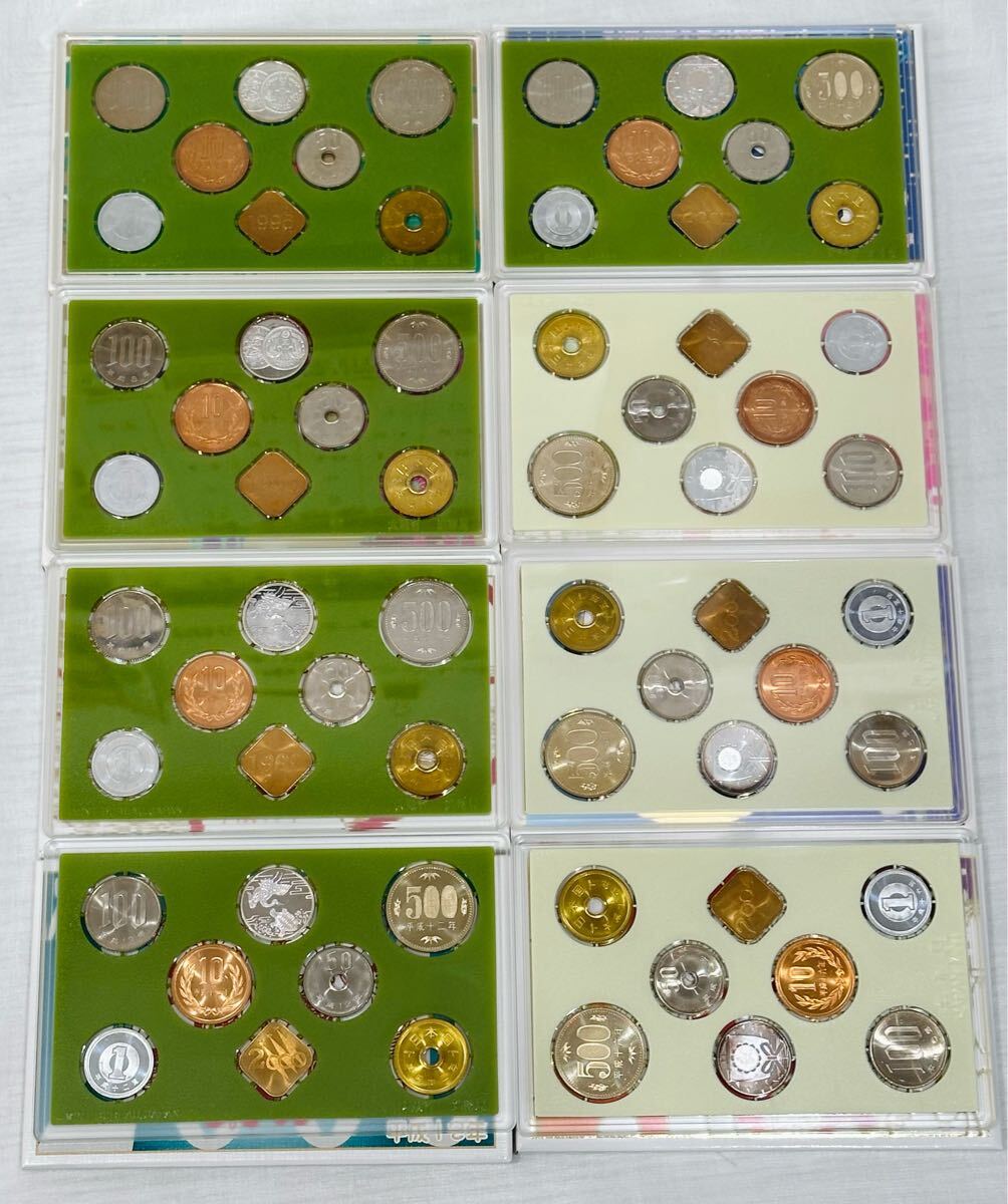 ◇敬老貨幣セット 8点まとめ 平成 額面666円 合計5328円 ミント ◇敬老貨幣セット 8点まとめ 平成 額面666円 合計5328円 ミント