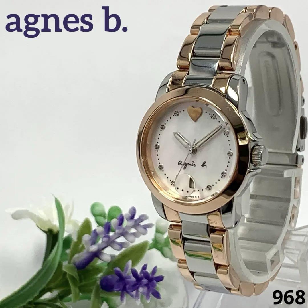 968 稼働品 電池交換済 agnes b アニエスベー レディース 腕時計