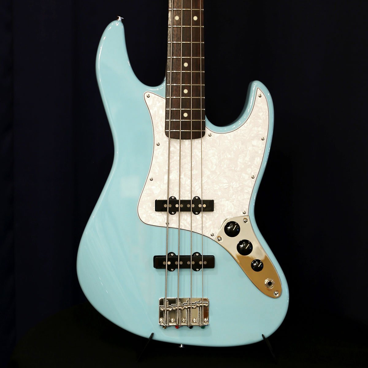 送料無(wú)料 Greco グレコ エレキベース WS-ADV-B, Sky Blue 日本制 メイドインジャパン 國(guó)産 検品調(diào)整済出荷 ギグバッグ付