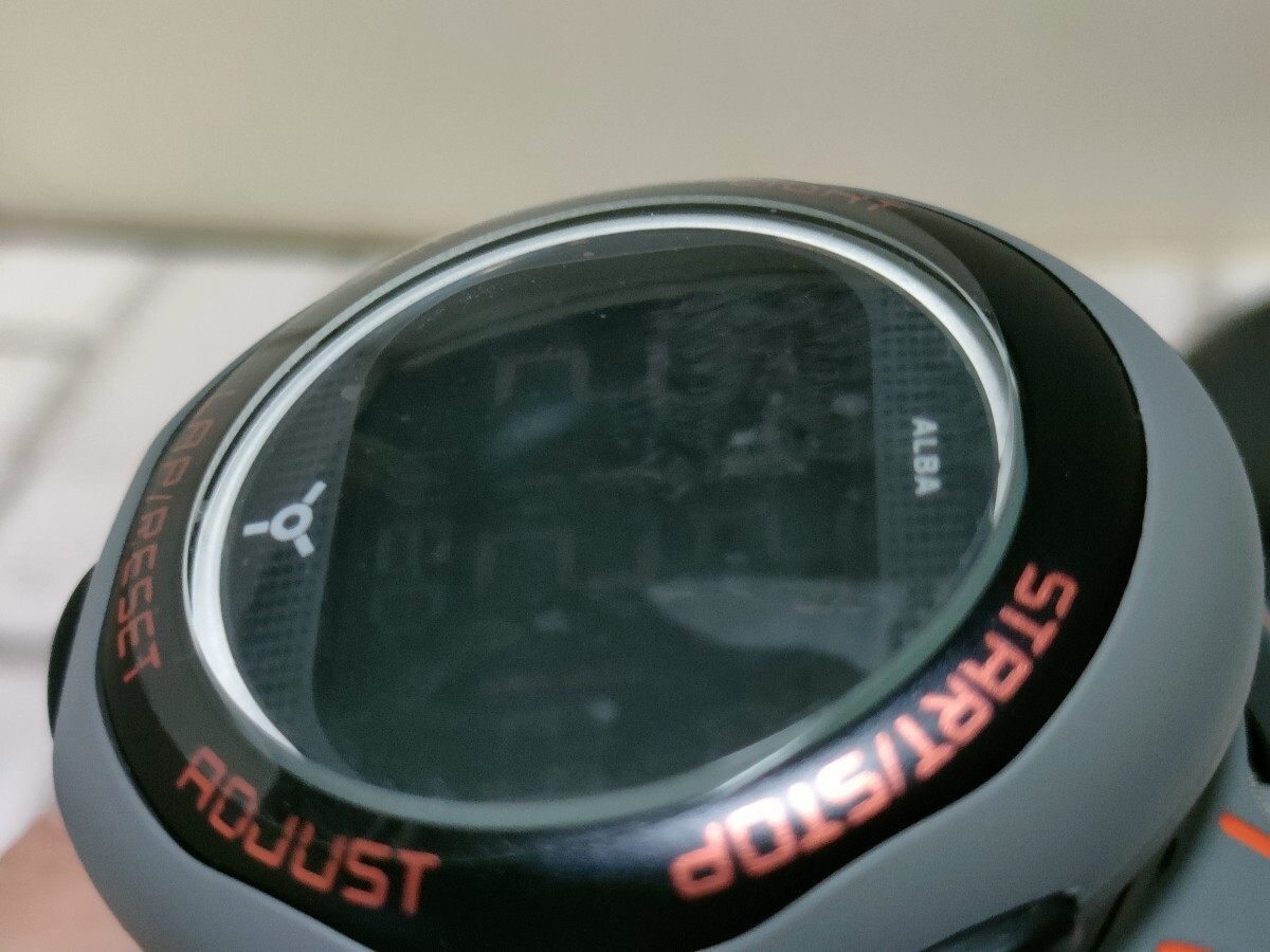 希少！SEIKO ALBA STREET GEAR YOJI BIOMEHANIKA バックライト寫(xiě)真あり　タグつき保護(hù)ラベルそのまま