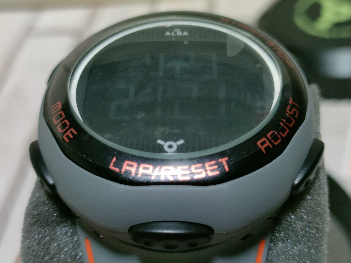希少！SEIKO ALBA STREET GEAR YOJI BIOMEHANIKA バックライト寫(xiě)真あり　タグつき保護(hù)ラベルそのまま