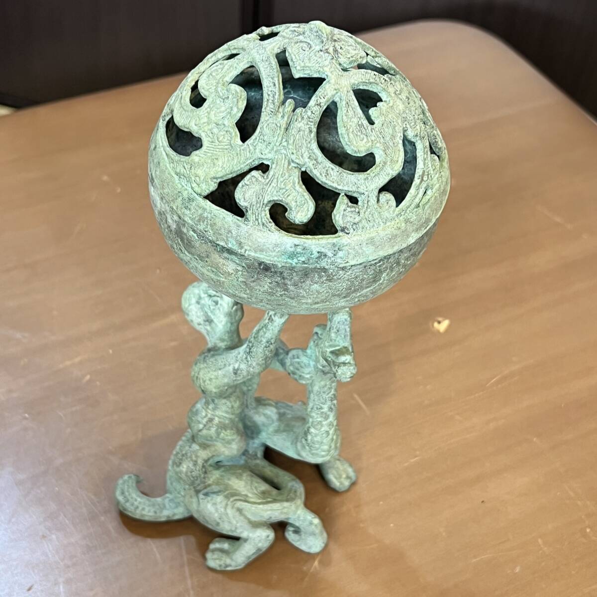 博山炉 力士窯音炉 中国 青銅器 祭祀品 時代物 中国美術 中国 博山炉 力士窯音炉 中国 青銅器 祭祀品 時代物 中国美術 中国