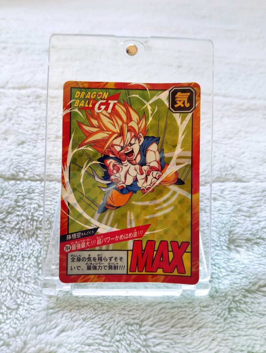 初版1996年製】ドラゴンボールカードダス 764番 孫悟空 スーパー 初版1996年製】ドラゴンボールカードダス 764番 孫悟空 スーパー