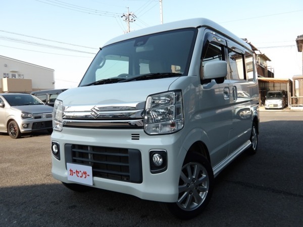 エブリイワゴン 660 PZターボ ハイルーフ 4WD 車検2年/シートヒーター/電動(dòng)スライドドア