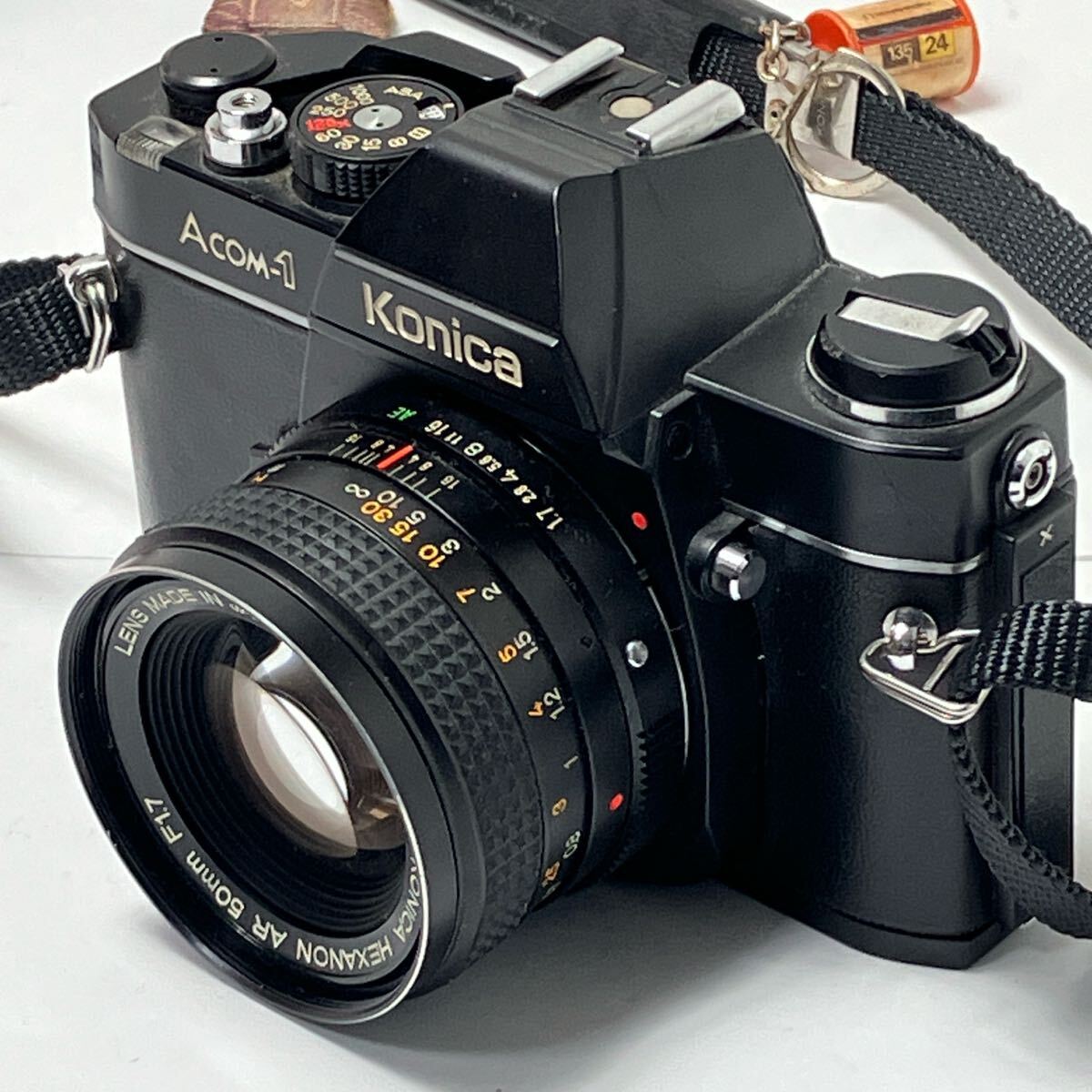 ★良品★ コニカ Konica Minolta Acom-1 ボディ HEXANON AR 50mm F1.7 LENS レンズ セット #0024 #481 #0003