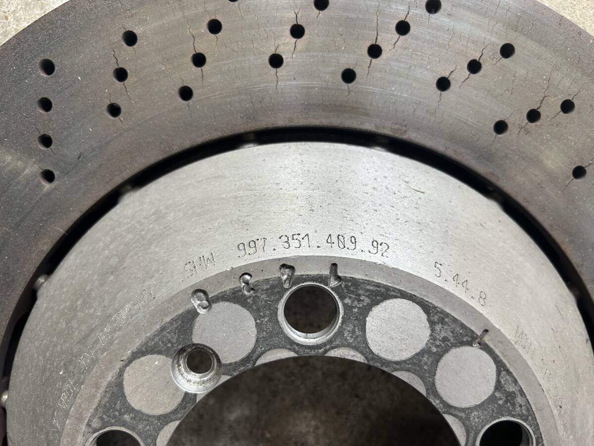 ポルシェ 997GT3cup 　PFC　 純正ローター　 380ｍｍ　　 フロントローター