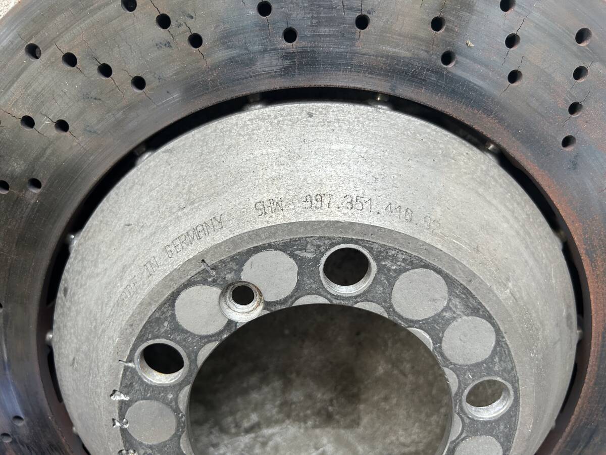 ポルシェ 997GT3cup 　PFC　 純正ローター　 380ｍｍ　　 フロントローター