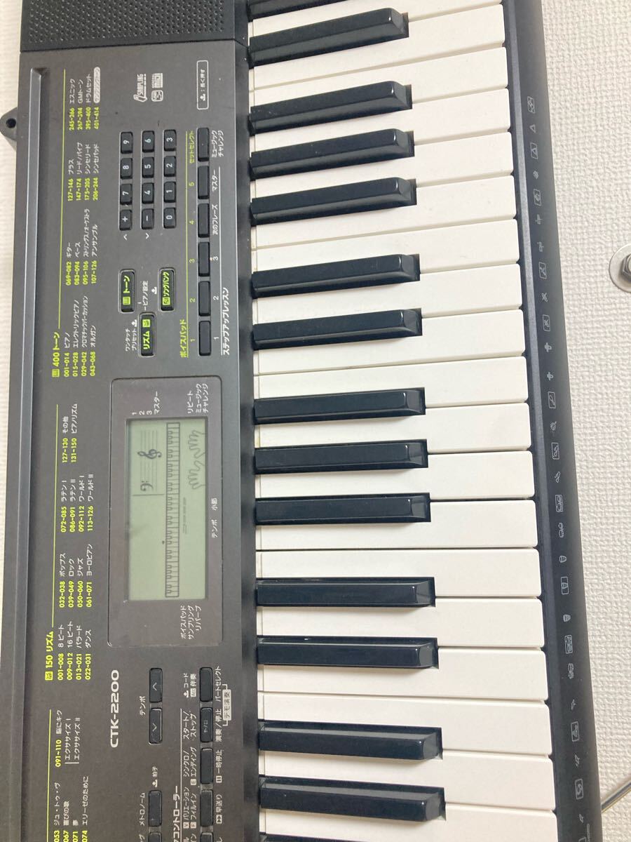 良品 激安 CASIO CTK-2200 電子キーボード ACアダプター カシオ 良品 激安 CASIO CTK-2200 電子キーボード ACアダプター カシオ