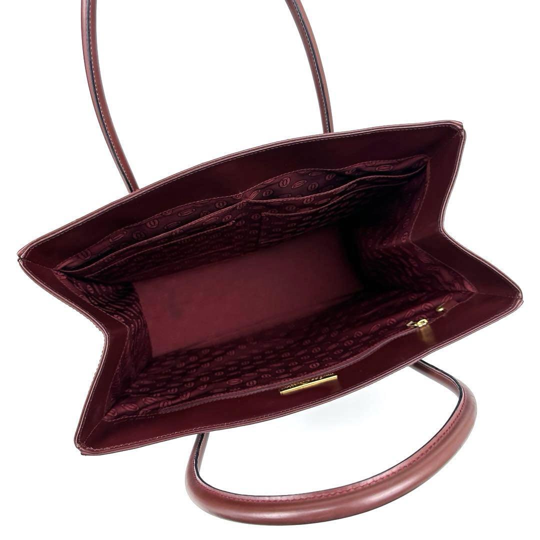 極美品】Cartier カルティエ マストライン トートバッグ 極美品】Cartier カルティエ マストライン トートバッグ