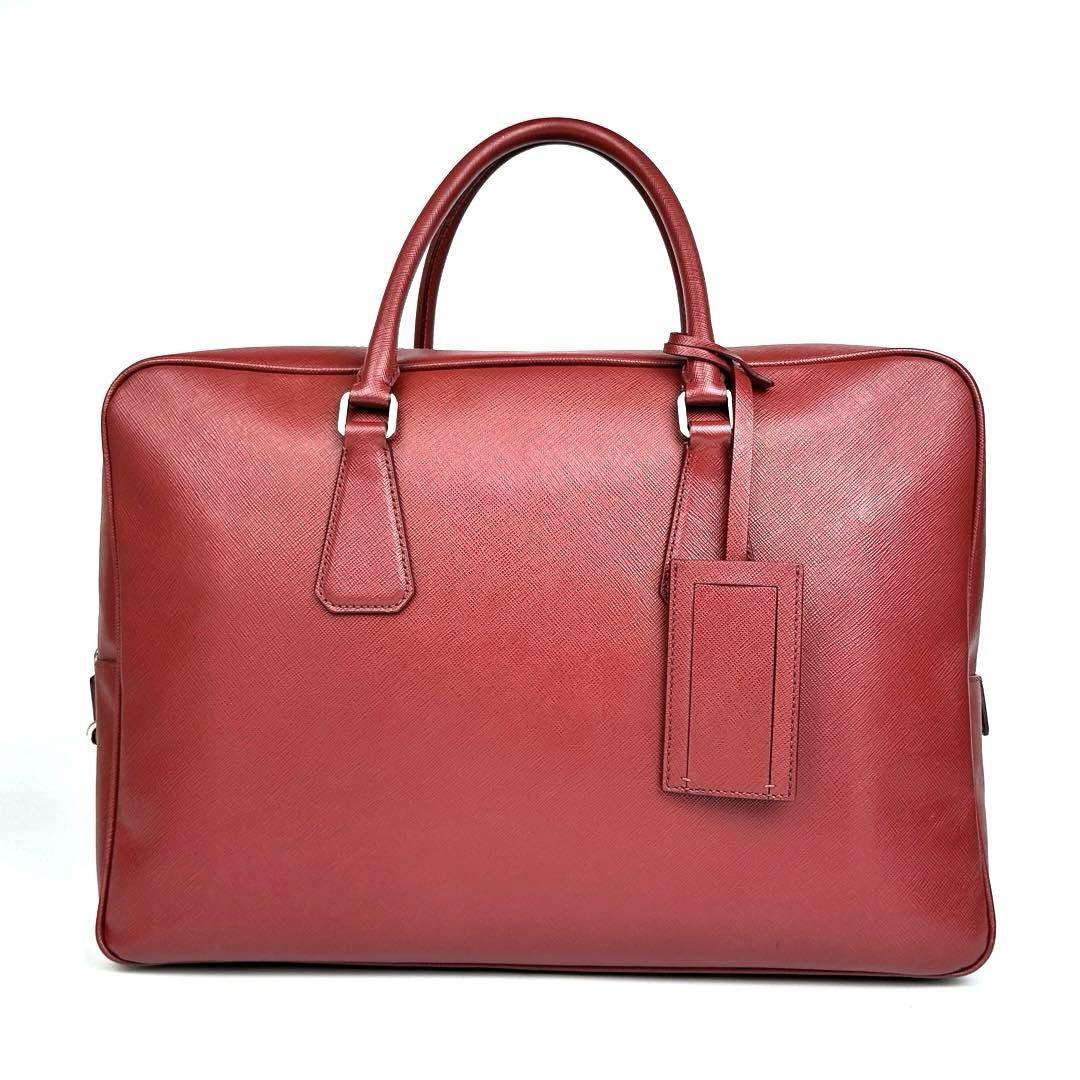 極美品】PRADA プラダ ビジネスバッグ ブリーフケース 書類鞄 極美品】PRADA プラダ ビジネスバッグ ブリーフケース 書類鞄