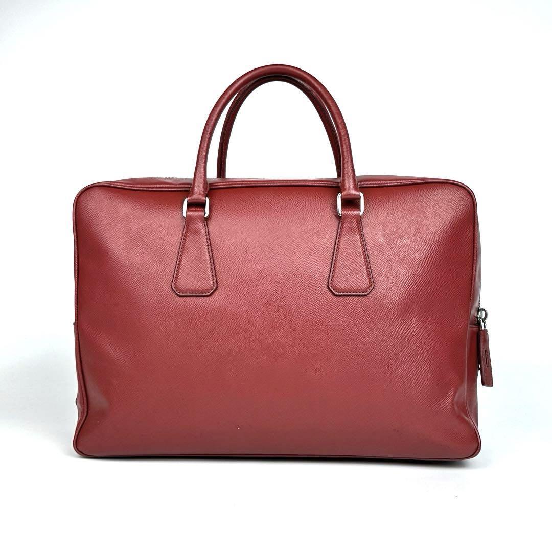 極美品】PRADA プラダ ビジネスバッグ ブリーフケース 書類鞄 極美品】PRADA プラダ ビジネスバッグ ブリーフケース 書類鞄