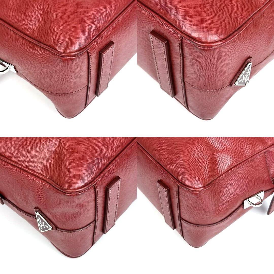 極美品】PRADA プラダ ビジネスバッグ ブリーフケース 書類鞄 極美品】PRADA プラダ ビジネスバッグ ブリーフケース 書類鞄