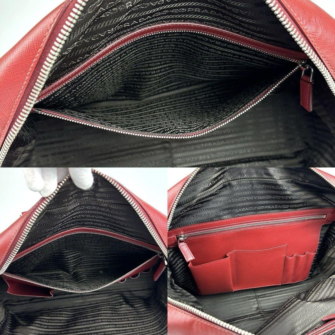 極美品】PRADA プラダ ビジネスバッグ ブリーフケース 書類鞄 極美品】PRADA プラダ ビジネスバッグ ブリーフケース 書類鞄