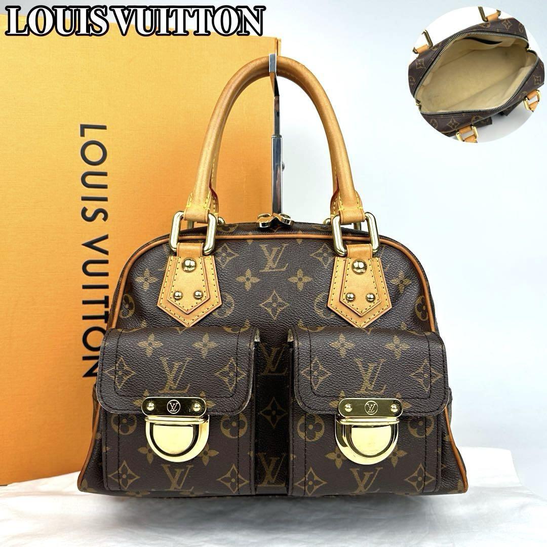 美品】LOUIS VUITTON ルイヴィトン モノグラム マンハッタンPM 美品】LOUIS VUITTON ルイヴィトン モノグラム マンハッタンPM