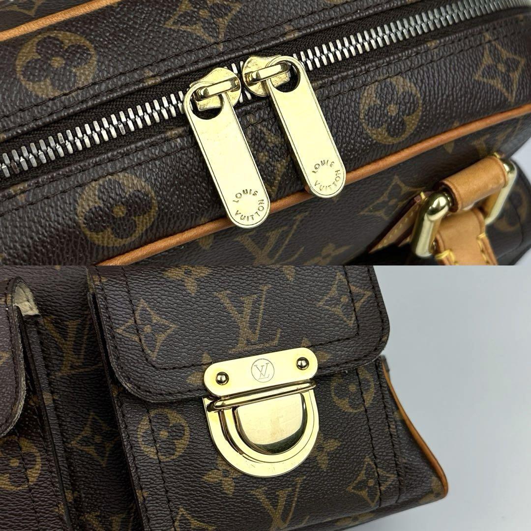 美品】LOUIS VUITTON ルイヴィトン モノグラム マンハッタンPM 美品】LOUIS VUITTON ルイヴィトン モノグラム マンハッタンPM