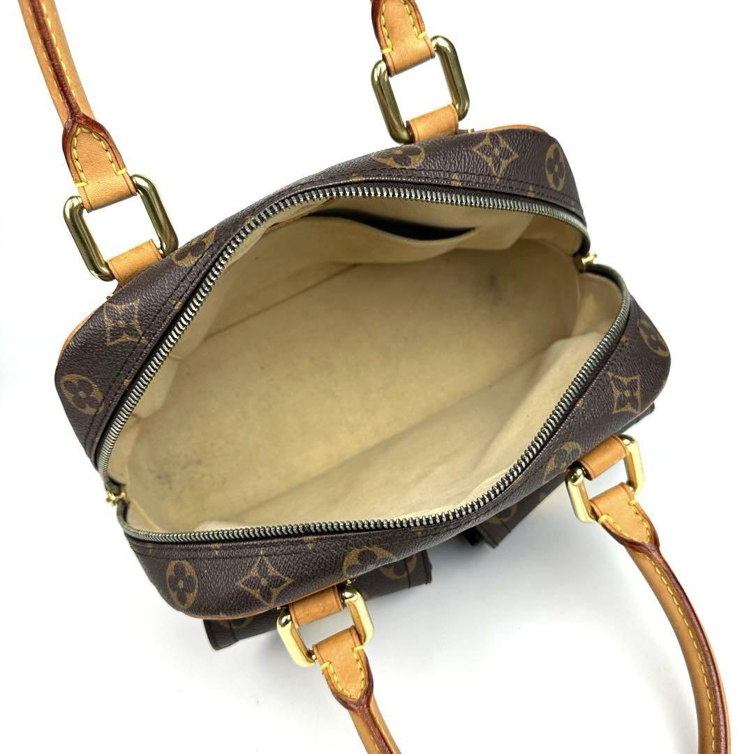 美品】LOUIS VUITTON ルイヴィトン モノグラム マンハッタンPM 美品】LOUIS VUITTON ルイヴィトン モノグラム マンハッタンPM