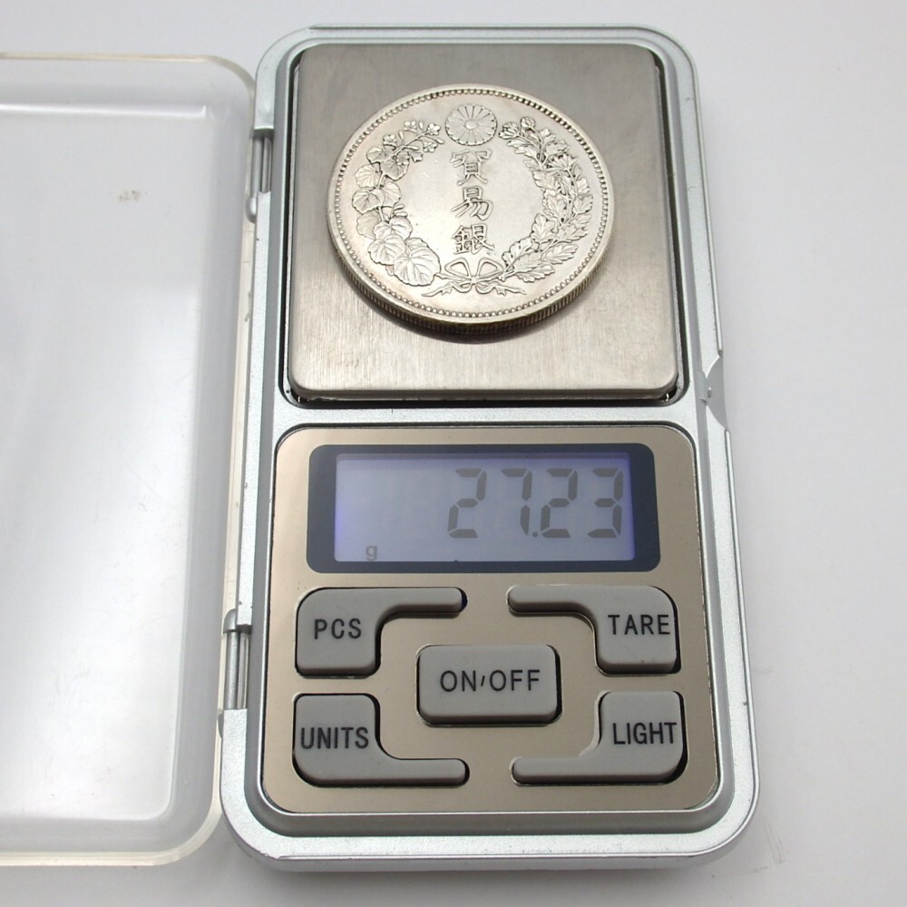 1円〜 貿易銀 明治10年 量目:約27.23g 銀貨 貨幣 硬貨 古銭 y265 1円〜 貿易銀 明治10年 量目:約27.23g 銀貨 貨幣 硬貨 古銭 y265