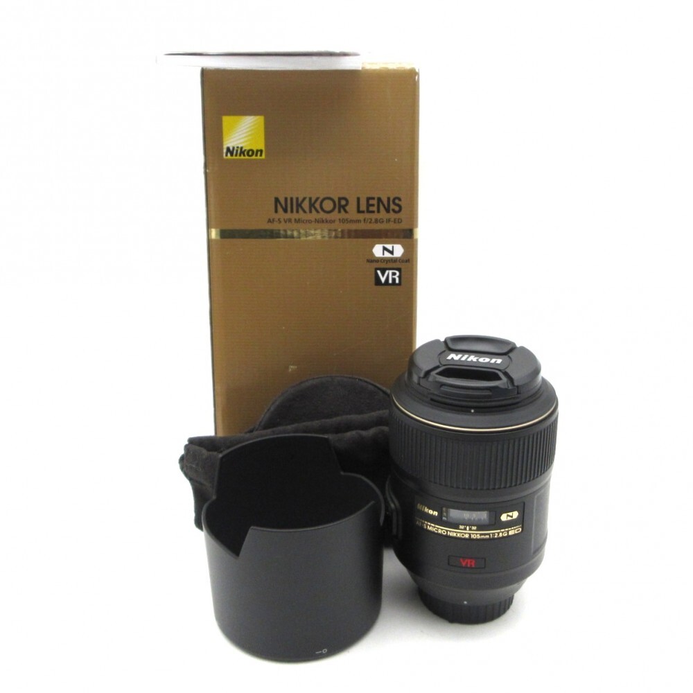 1円〜 Nikon ニコン AF-S VR Micro-Nikkor 105mm F2.8G 単焦点
