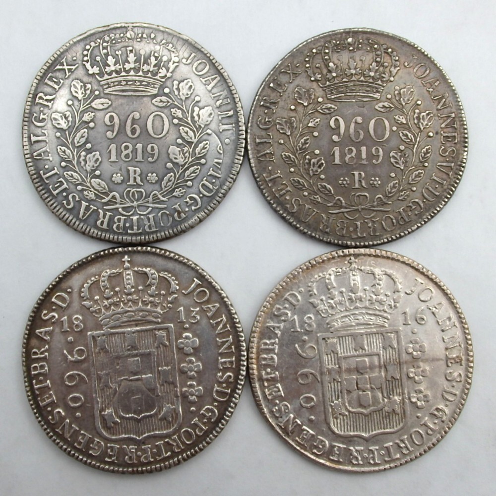 銀貨 1782年 640レイス銀貨 ブラジル 古銭 硬貨 古銭 貿易銀 c