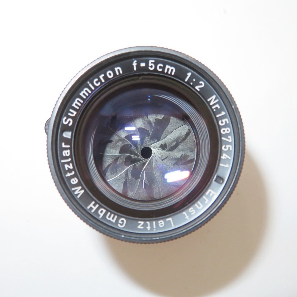 1円〜 Leica ライカ Summicron f=5cm 1:2 単焦点レンズ 動作 1円〜 Leica ライカ Summicron f=5cm 1:2 単焦点レンズ 動作