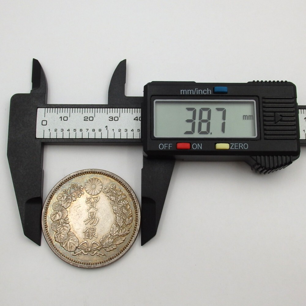1円〜 貿易銀 明治8年 量目:約27.29g 銀貨 貨幣 硬貨 古銭 y265 1円〜 貿易銀 明治8年 量目:約27.29g 銀貨 貨幣 硬貨 古銭 y265