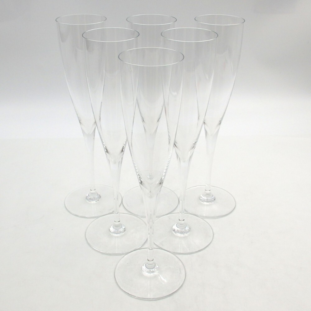 1円〜 Baccarat バカラ ドンペリニョン シャンパンフルート 計6 1円〜 Baccarat バカラ ドンペリニョン シャンパンフルート 計6