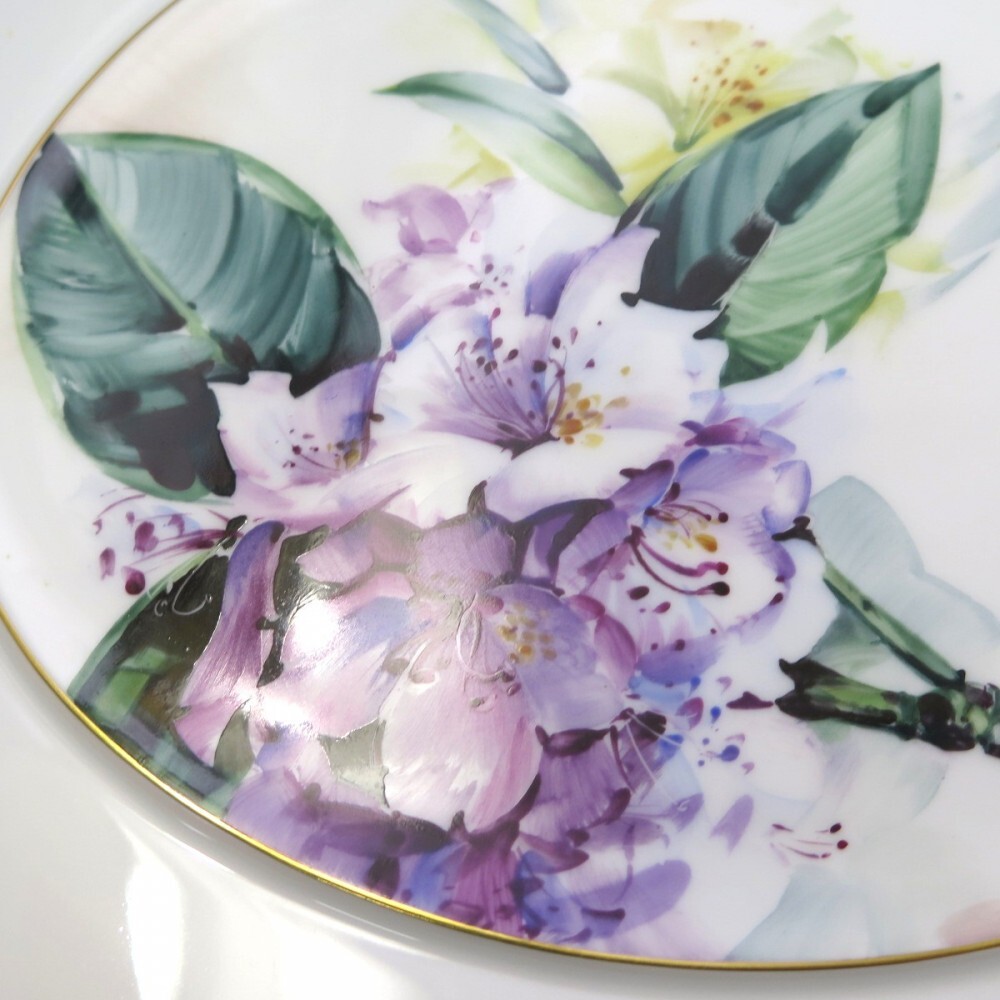 1円〜 Meissen マイセン 614110 フラワー プラーク 陶板画 y172 1円〜 Meissen マイセン 614110 フラワー プラーク 陶板画 y172