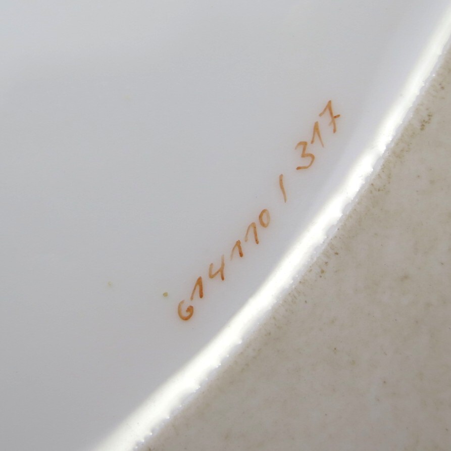 1円〜 Meissen マイセン 614110 フラワー プラーク 陶板画 y172 1円〜 Meissen マイセン 614110 フラワー プラーク 陶板画 y172