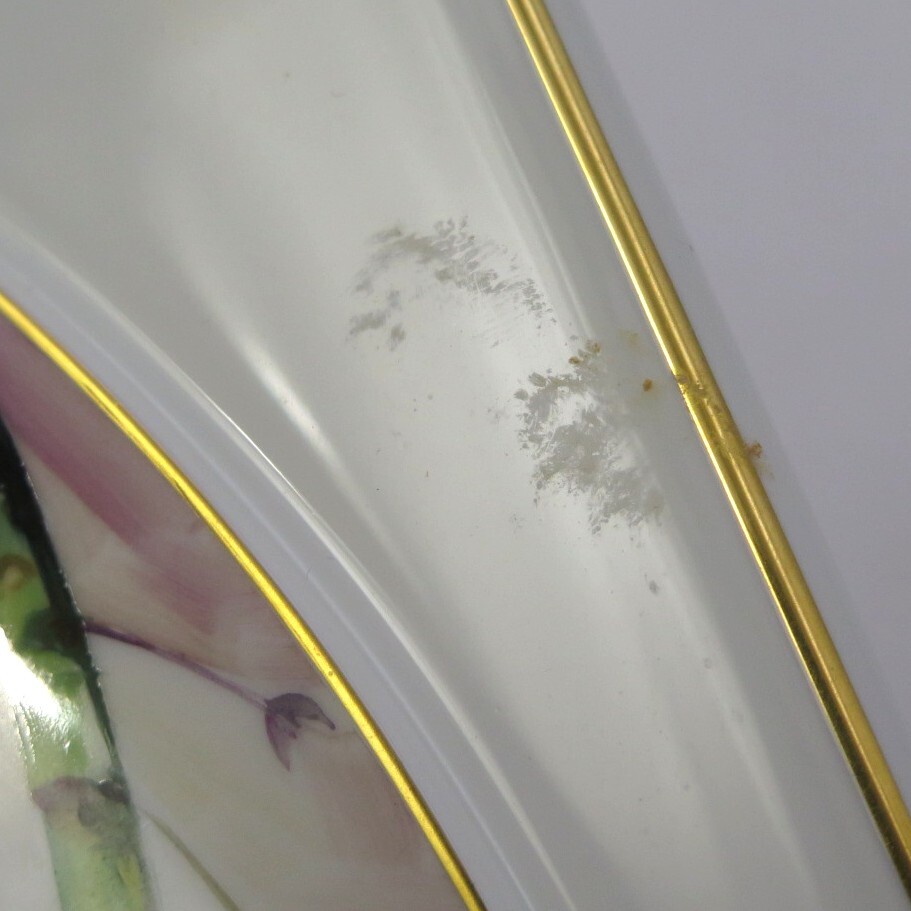 1円〜 Meissen マイセン 614110 フラワー プラーク 陶板画 y172 1円〜 Meissen マイセン 614110 フラワー プラーク 陶板画 y172