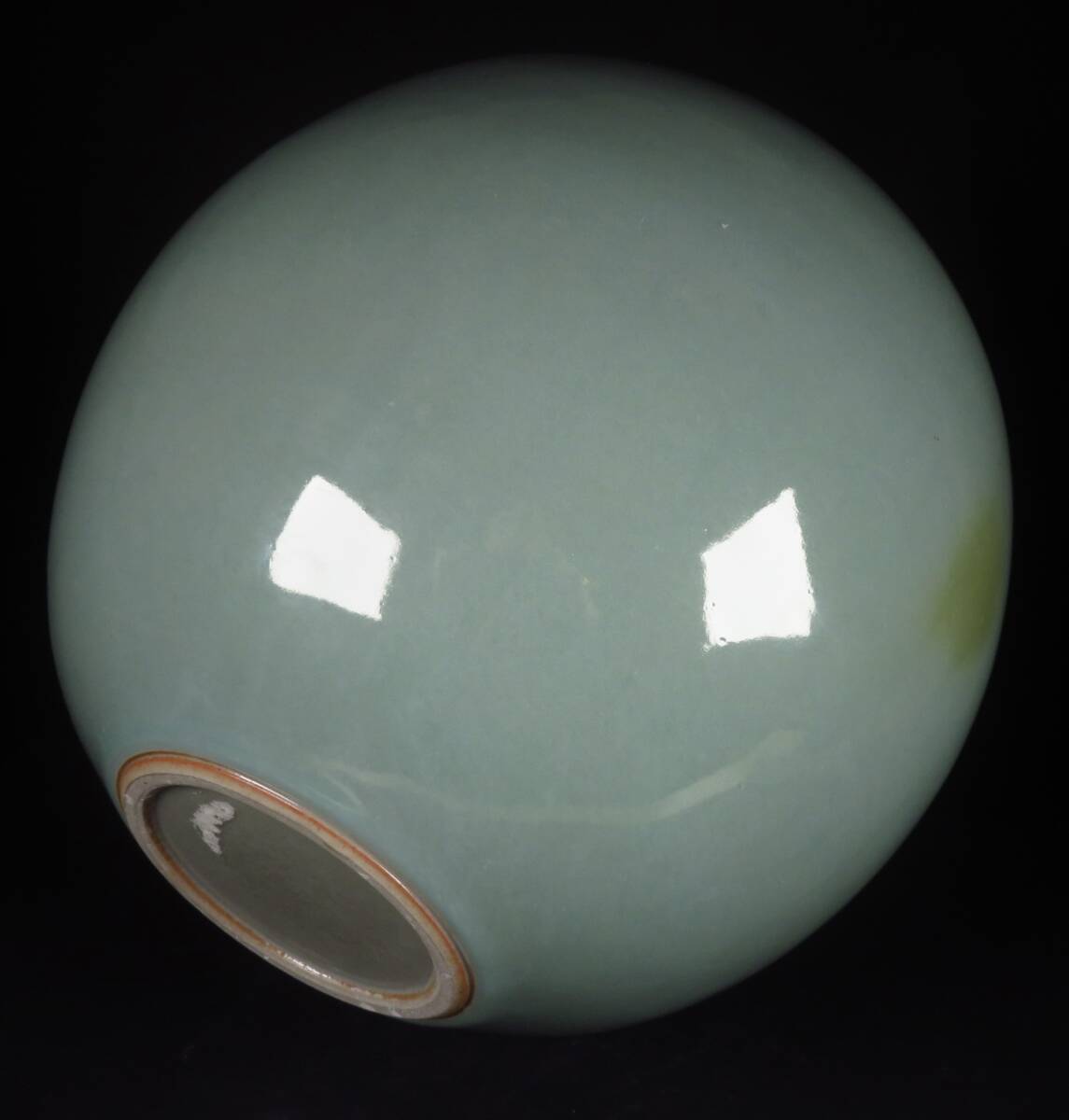 SAKURAYA】秀逸作品【青磁 壷/人間国宝 弓野窯 中島宏】飾壷 壺 SAKURAYA】秀逸作品【青磁 壷/人間国宝 弓野窯 中島宏】飾壷 壺