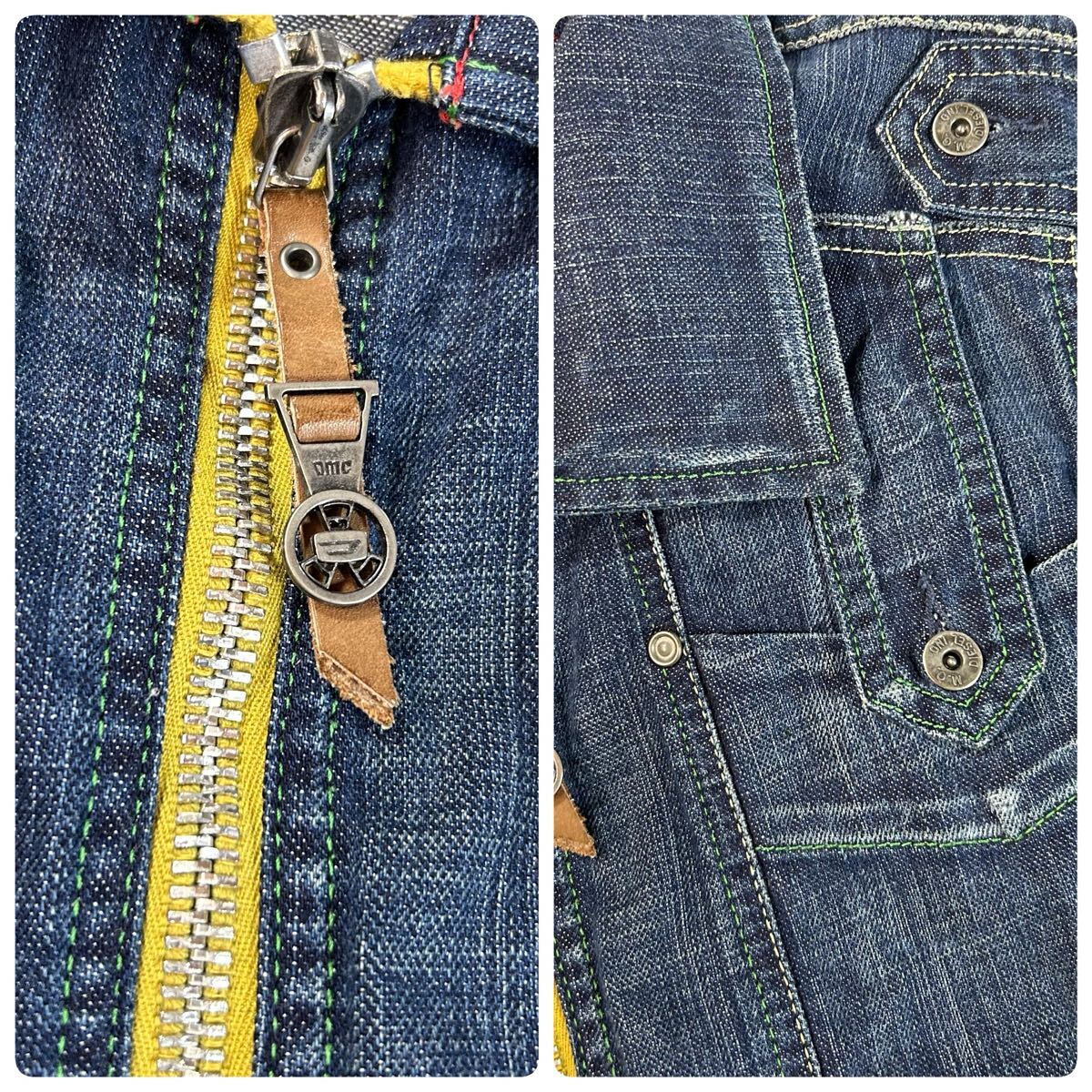 極美品/Lサイズ☆DIESEL ディーゼル バックプリント デニム 極美品/Lサイズ☆DIESEL ディーゼル バックプリント デニム