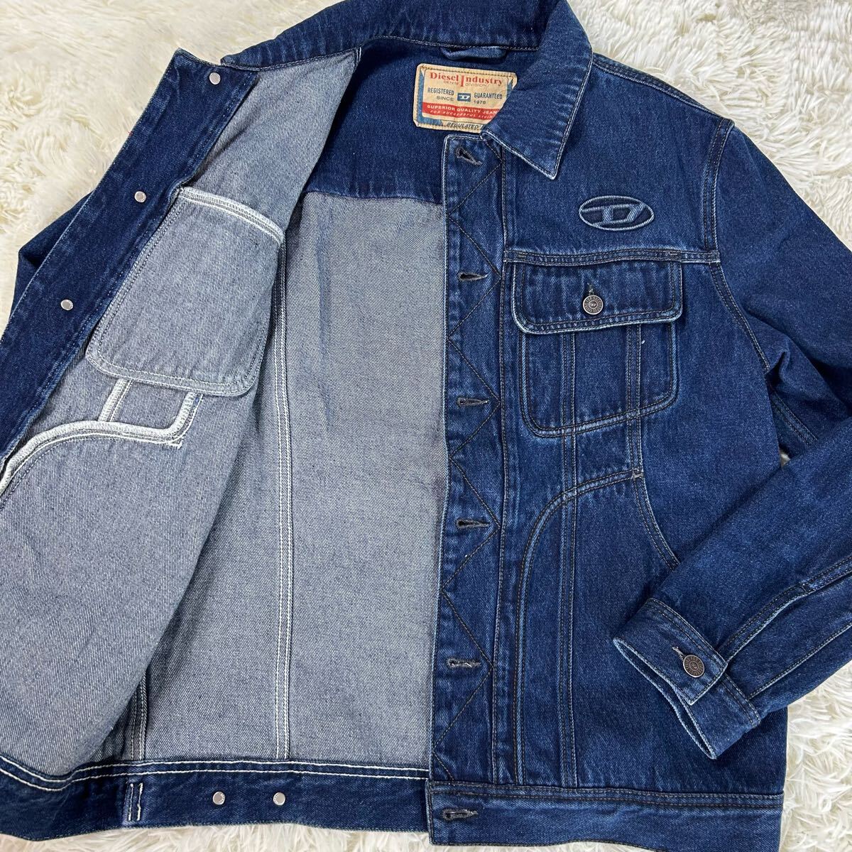 極美品☆L相当☆希少☆DIESEL ディーゼル デニムジャケット 極美品☆L相当☆希少☆DIESEL ディーゼル デニムジャケット